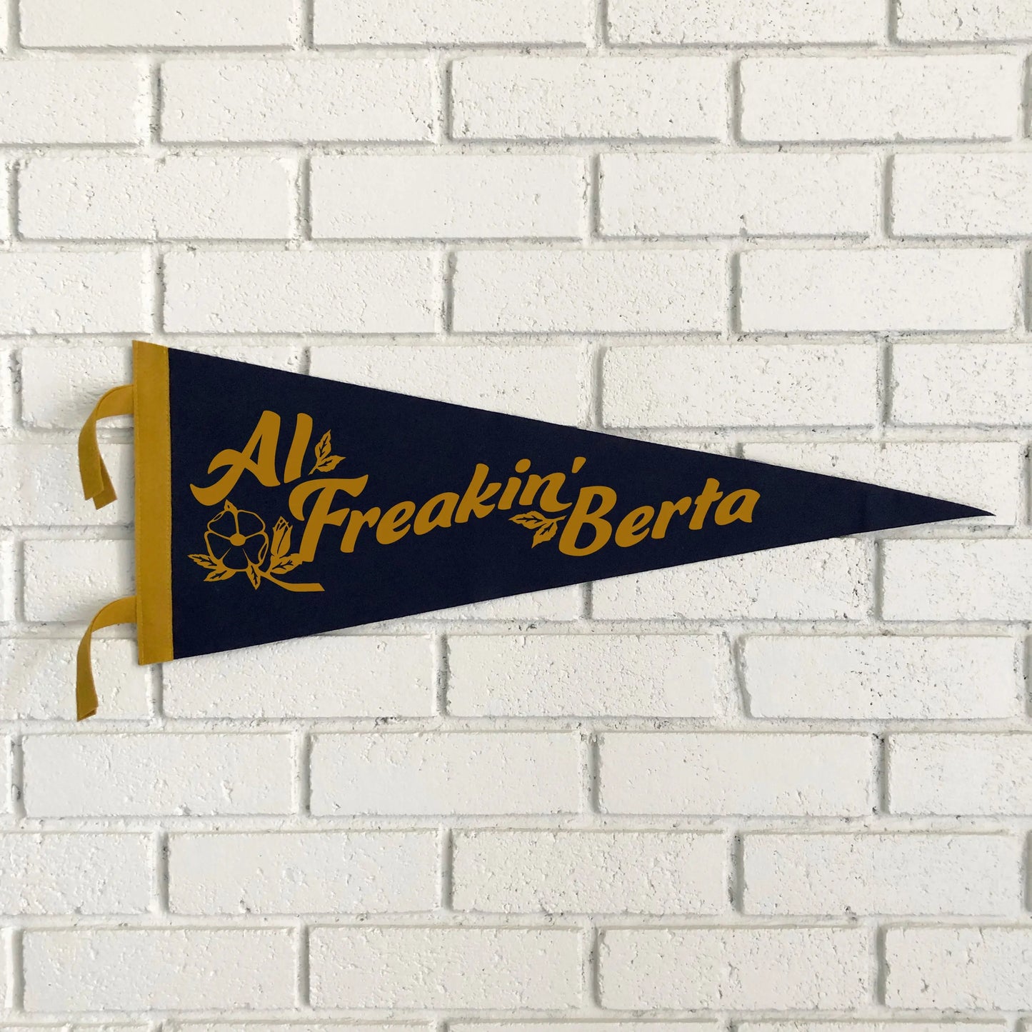 Al Freakin' Berta Pennant Homework Brand