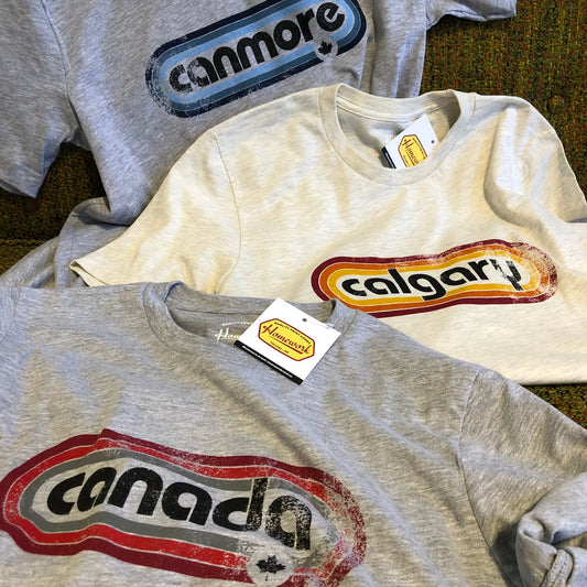 Retro Calgary Tee - Black Homework Brand