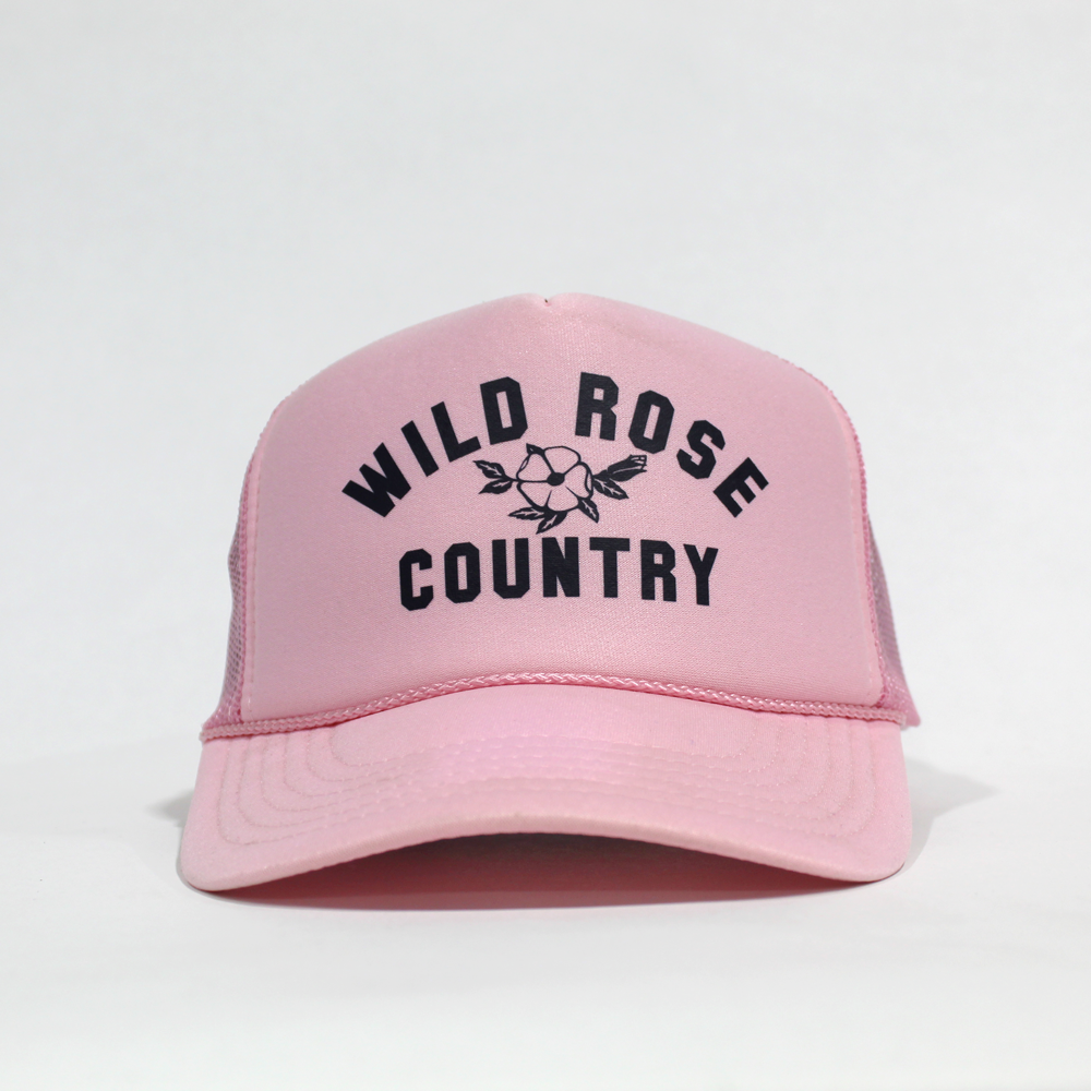 Wild Rose Country Foam Trucker Hat - Pink