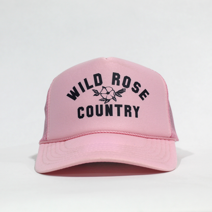 Wild Rose Country Foam Trucker Hat - Pink