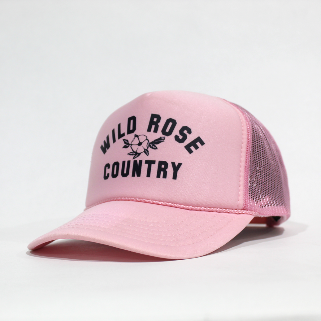 Wild Rose Country Foam Trucker Hat - Pink