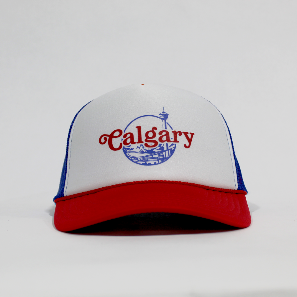 Calgary Skyline Foam Trucker Hat