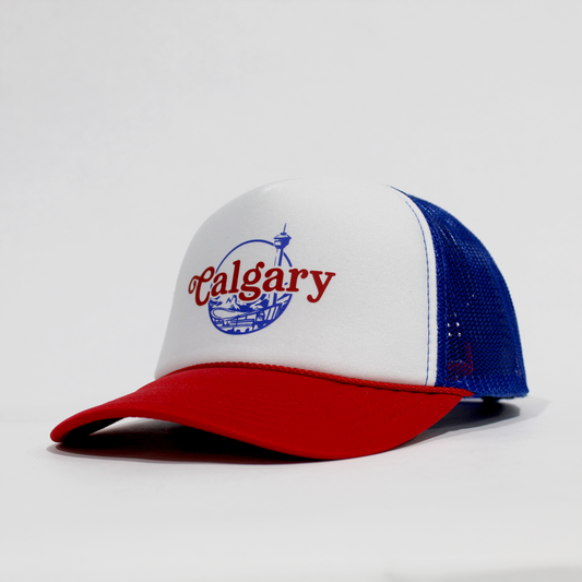 Calgary Skyline Foam Trucker Hat