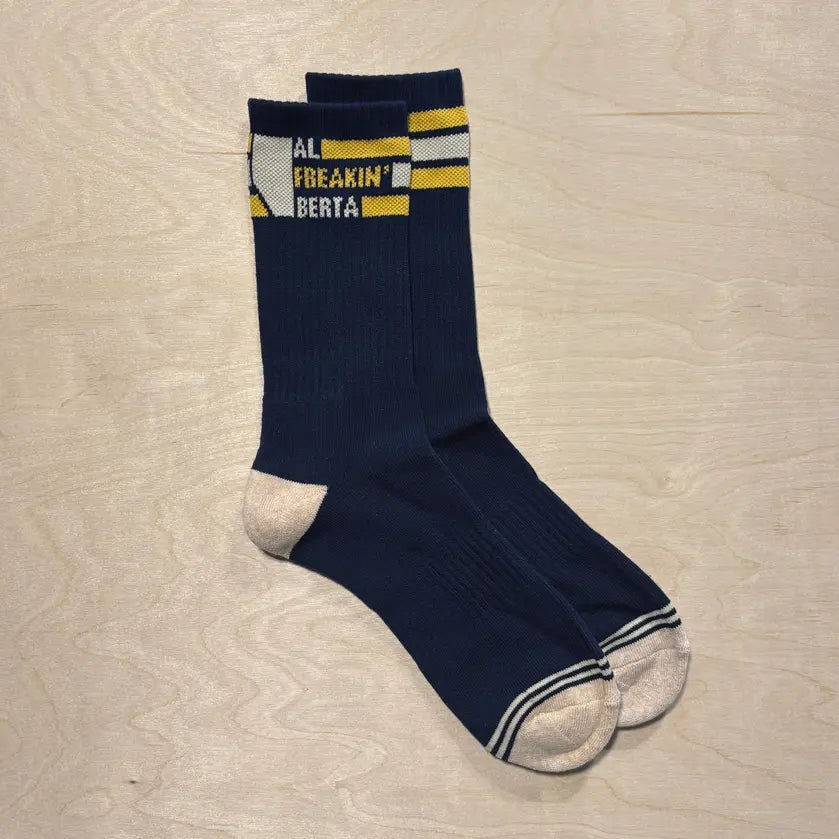 Al Freakin’ Berta Socks Homework Brand