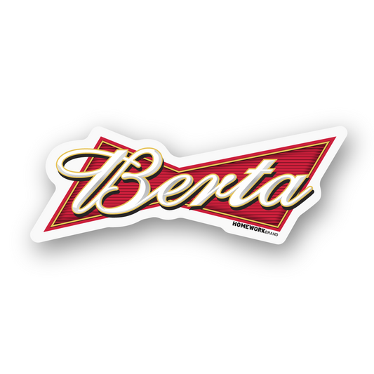 Bud-Berta Sticker