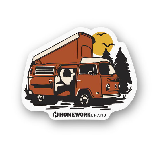 Camper Van Sticker