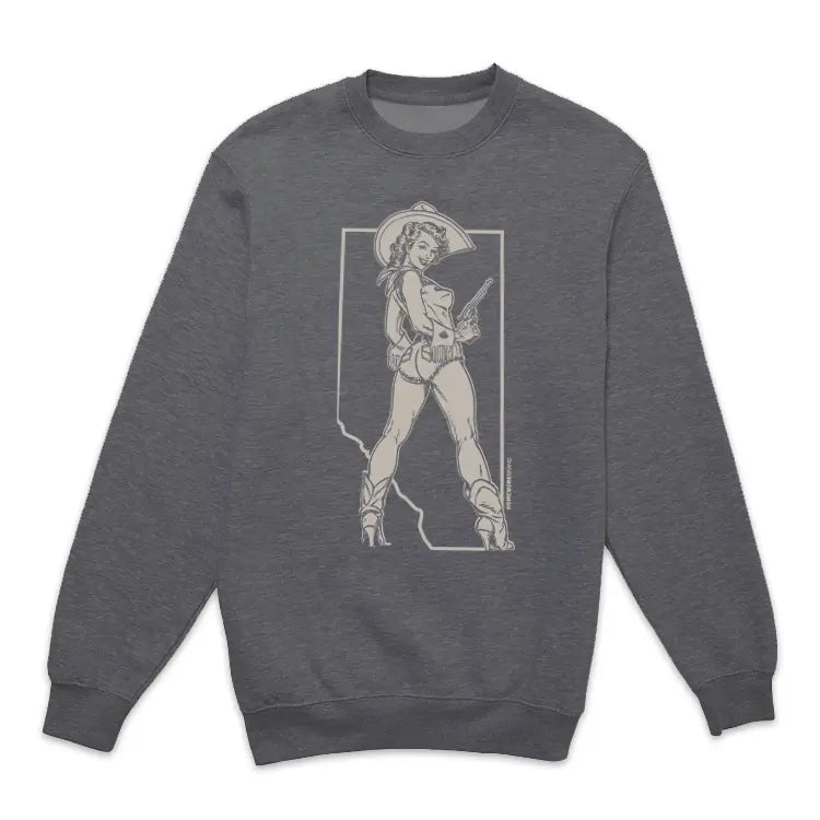 Alberta Cowgirl Sweatshirt Homework Brand