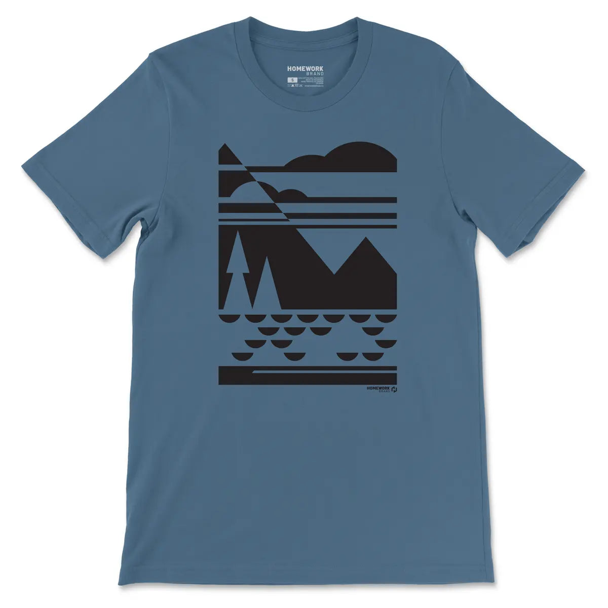 Modern Art Lake Tshirt Homework Brand