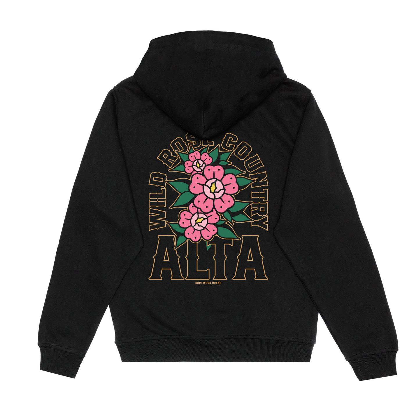 Tattoo Wild Rose Hoodie