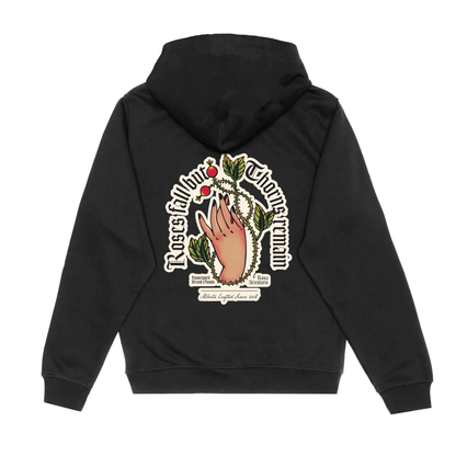 Wild Rose Thorns Hoodie - Black