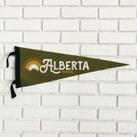Alberta Sunrise Pennant Homework Brand
