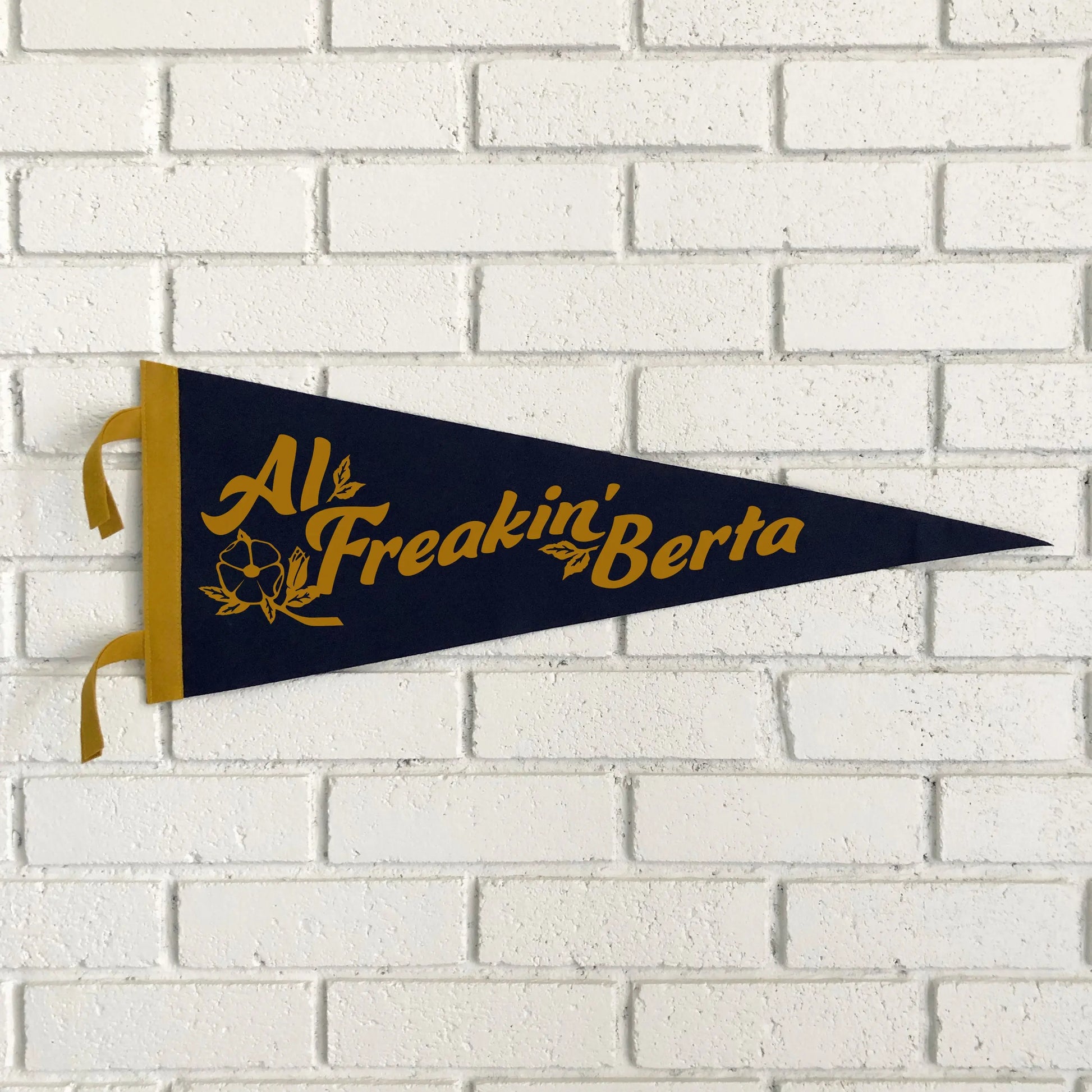 Al Freakin' Berta Pennant Homework Brand