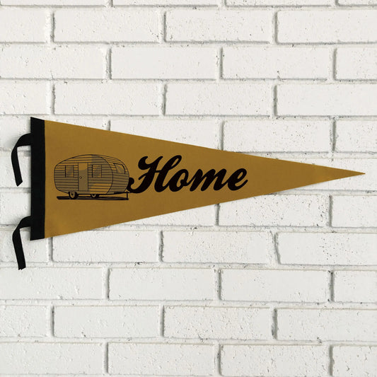 Camping "Home" Pennant Homework Brand