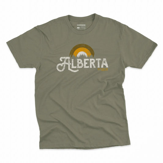 Alberta Sunrise Tee Homework Brand