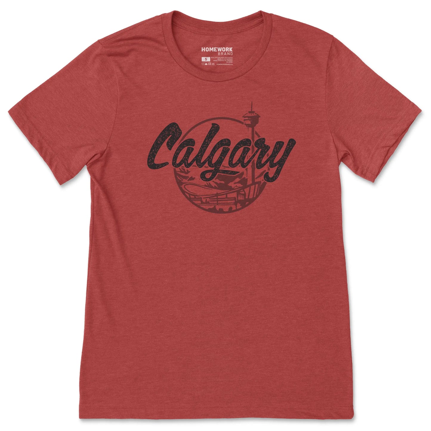 Calgary Skyline Tshirt Homework Brand