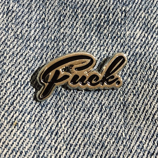 fuck enamel pin Homework Brand