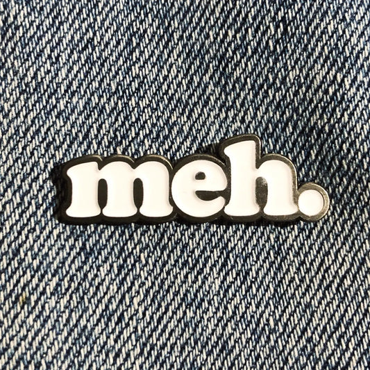 meh. enamel pin Homework Brand