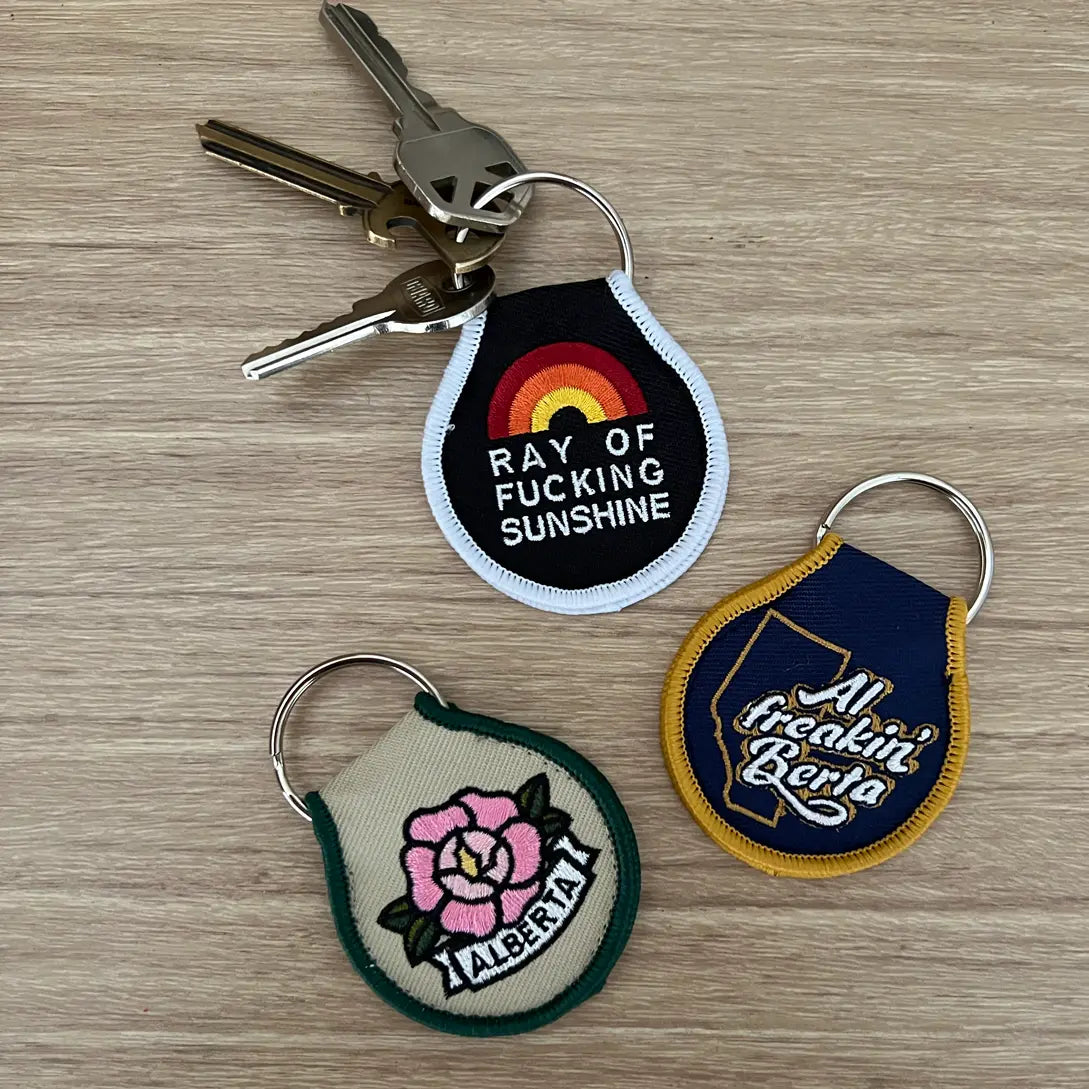 Al Freakin' Berta Keychain Homework Brand